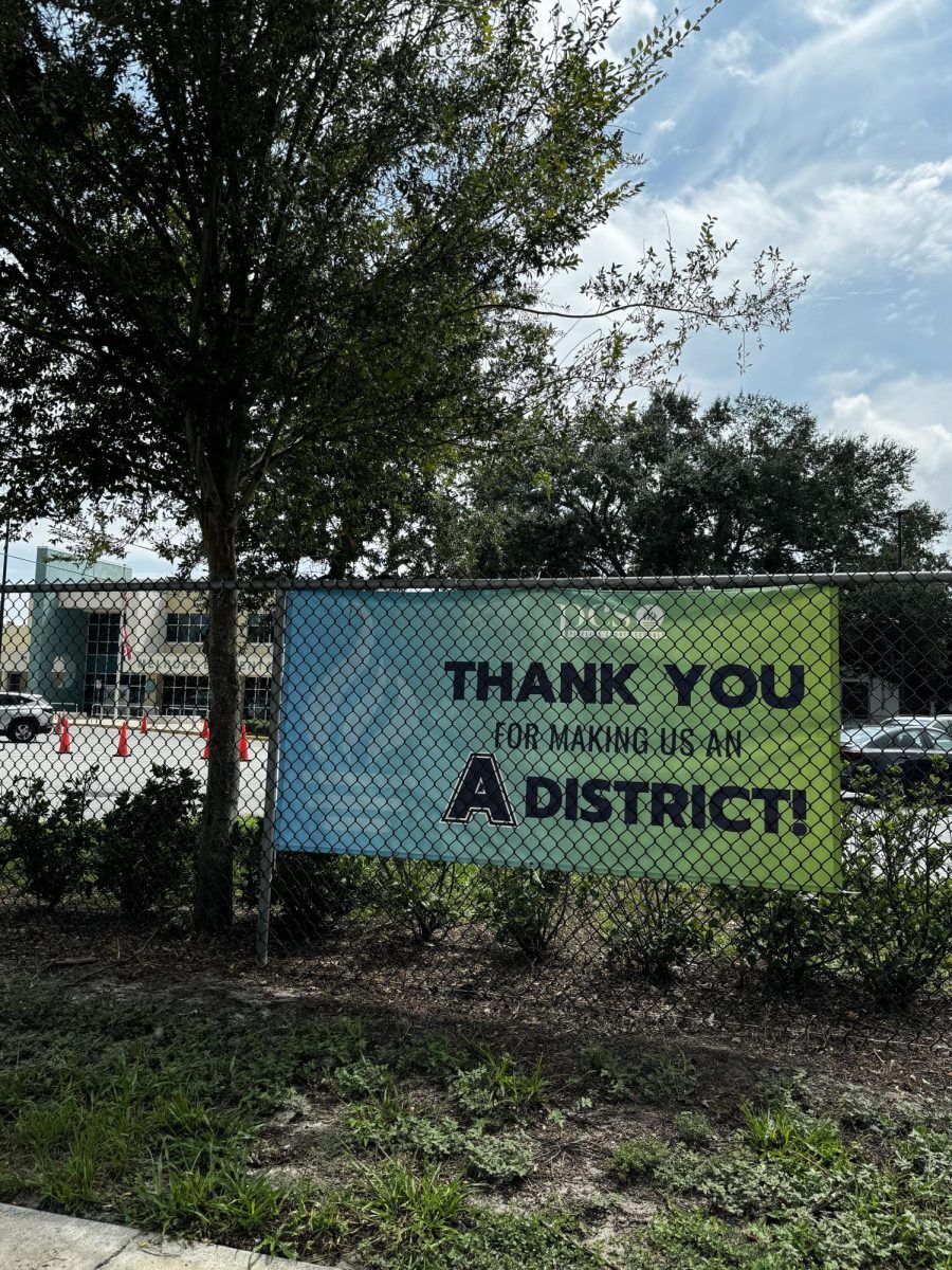 Front of Melrose Elementary School.
